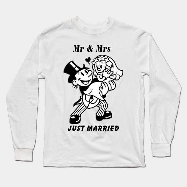 Wedding couple gift 3 Long Sleeve T-Shirt by longford